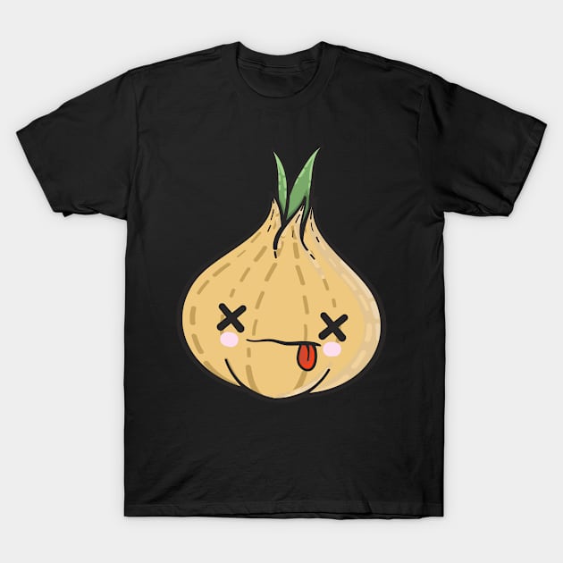 Funny Dead Onion T-Shirt by Foxxy Merch